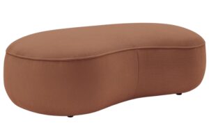 Bobochic Paris Terakotově oranžová podnožka Saint-Germain 147 x 90 cm