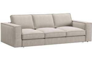 Micadoni Pískově hnědá čtyřmístná pohovka Pola 284 cm