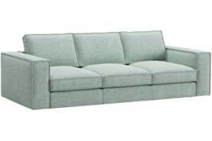 Micadoni Zelená čtyřmístná pohovka Pola 284 cm