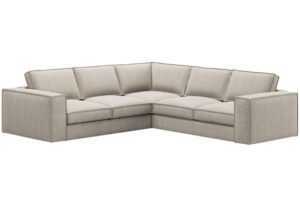 Micadoni Pískově hnědá rohová pohovka Pola 284 cm