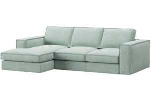 Micadoni Zelená rohová pohovka Pola 284 cm