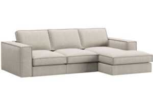 Micadoni Pískově hnědá rohová pohovka Pola 284 cm