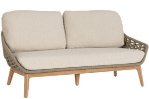 Bizzotto Béžovo-hnědá zahradní pohovka Tamires 168 cm