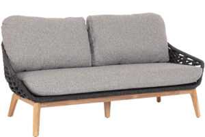 Bizzotto Šedá zahradní pohovka Tamires 168 cm