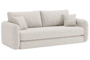 Micadoni Světle béžová rozkládací pohovka Dormi 225 cm