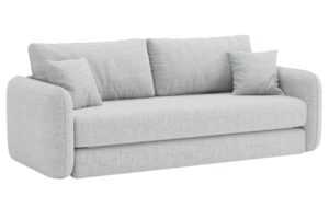 Micadoni Světle šedá rozkládací pohovka Dormi 225 cm