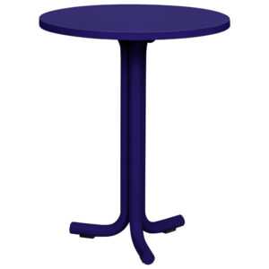 noo.ma Modrý kovový zahradní bistro stolek Nokk ⌀ 59 cm