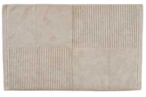 Zone Denmark Béžová bavlněná koupelnová předložka Classic 50 x 80 cm