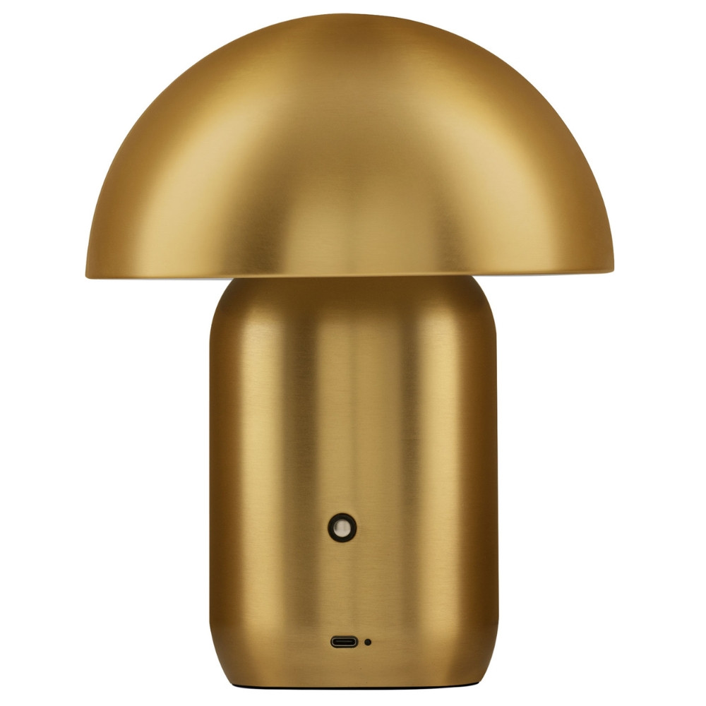 Nova Luce Zlatá kovová nabíjecí stolní LED lampa Pois