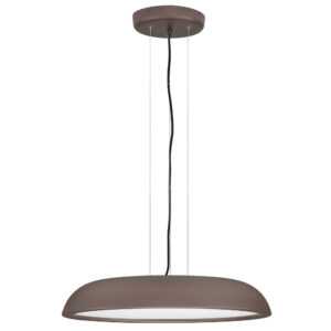 Nova Luce Hnědé kovové závěsné LED světlo Felicia 60 cm