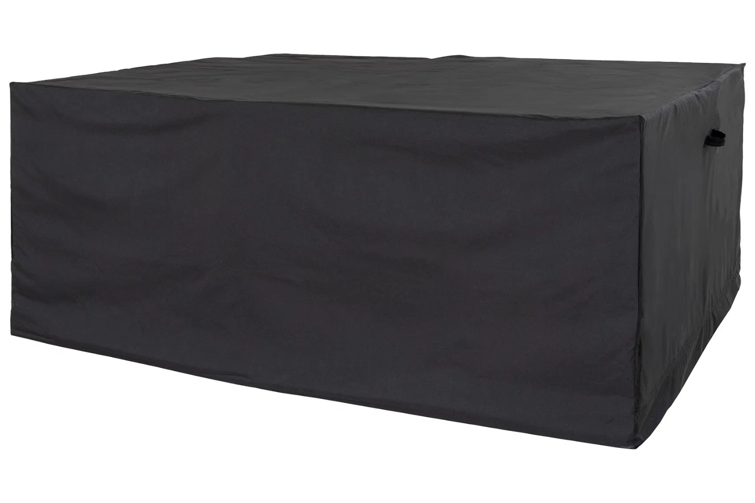Nordic Living Černý ochranný obal na zahradní set stolu se čtyřmi židlemi Alex 180 x 155 cm