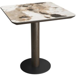Richmond Dřevěný bistro stůl Langford 70 x 70 cm s keramickou deskou