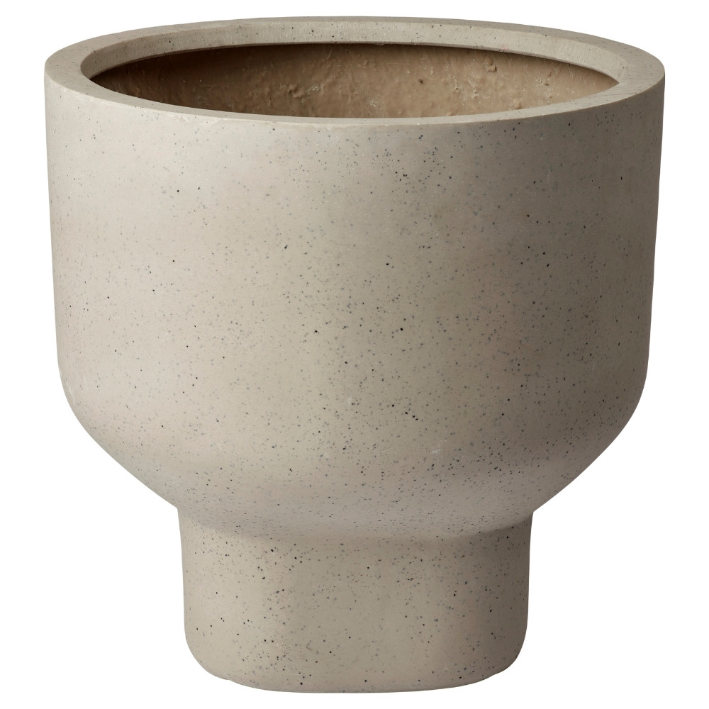 Bolia Béžový kameninový květináč Forma Ø 41 cm