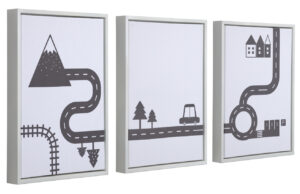 Kave Home Set tří obrázků Nisi 30 x 42 cm