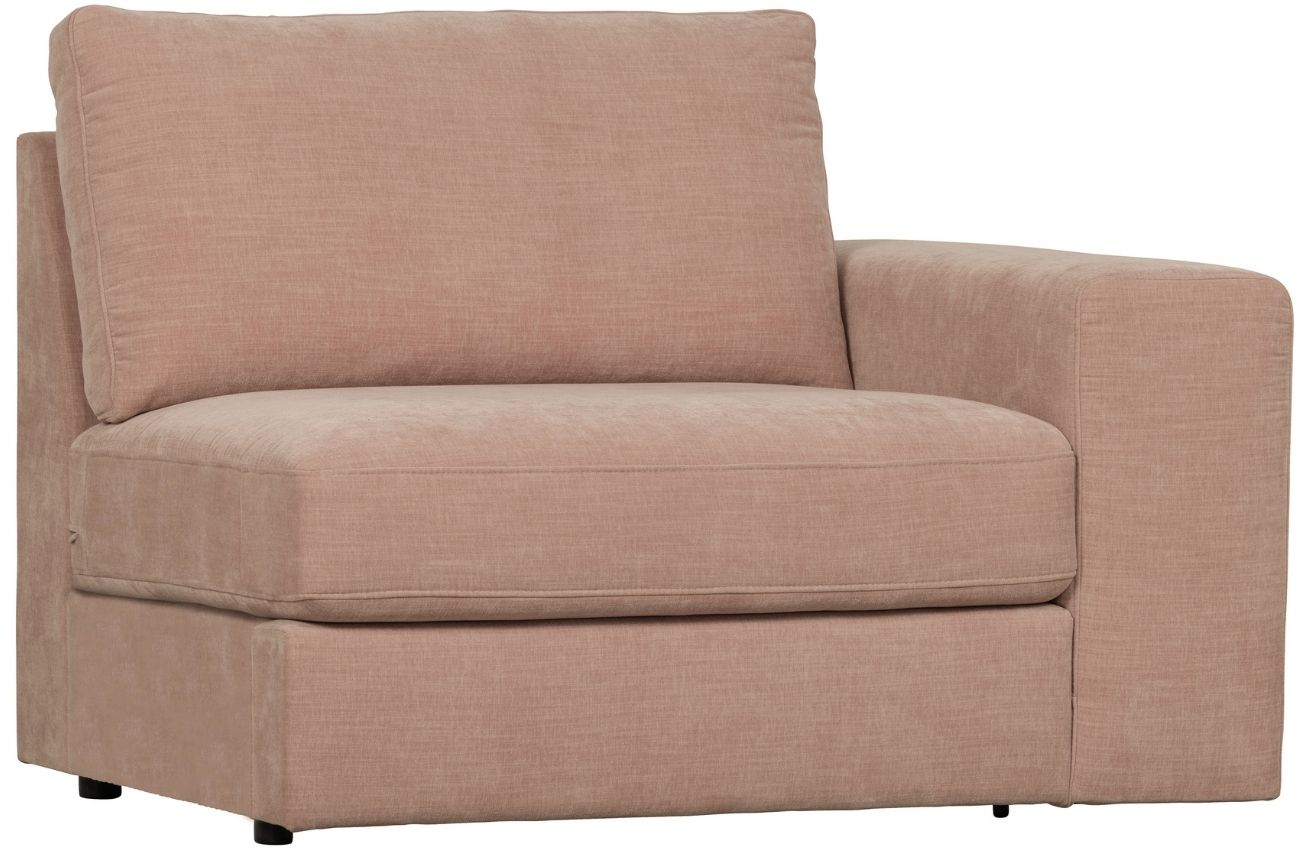 WOOOD Růžový koncový modul Flaireen 115 cm