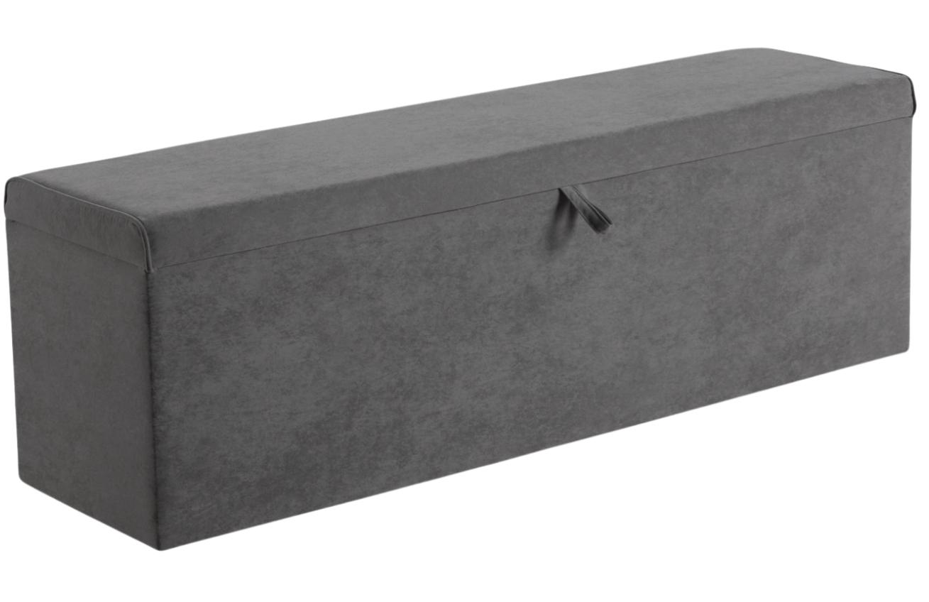Royal Sleeper Sametová lavice s úložným boxem Bragi 150 cm