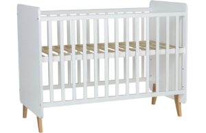 Bílá dětská postýlka Quax Loft 60 x 120 cm