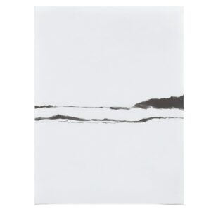 Kave Home Černobílý abstraktní plakát Istan 28 x 21 cm