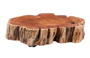 Kave Home Dřevěný konferenční stolek Tavine 65 cm