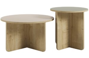 Marckeric Set konferenčních stolků Hillary 50/70 cm