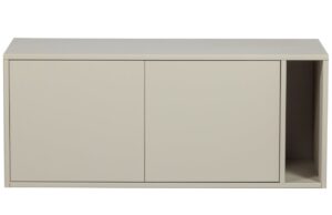 WOOOD Béžový dřevěný TV stolek Settle Down 108 x 44 cm
