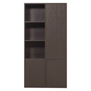 WOOOD Hnědá dřevěná modulární skříň Meggy 215 x 108 cm