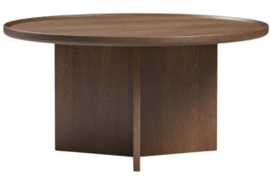 Woodman Ořechový konferenční stolek Cala ⌀ 83 cm