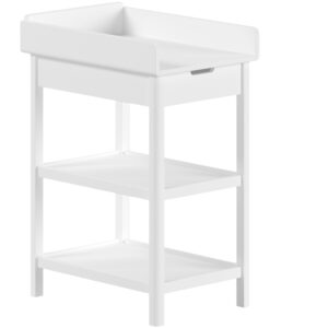 Vipack Bílý lakovaný přebalovací stolek Forrest 69 x 48 cm
