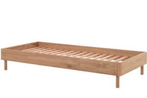 Dubová postel Vipack Forrest 90 x 200 cm