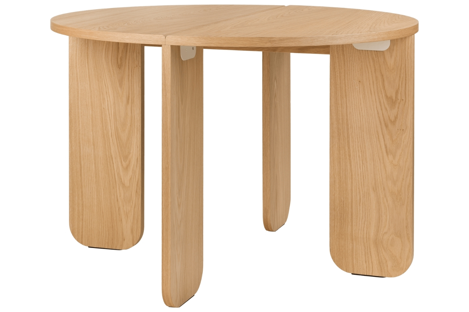 noo.ma Dubový jídelní stůl Dany ⌀ 110 cm