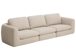 Kave Home Béžová čtyřmístná pohovka Vera 320 cm