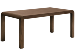 Kave Home Hnědý dřevěný rozkládací jídelní stůl Erisia 200/280 x 100 cm