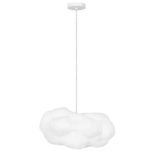 Nova Luce Bílé závěsné světlo Cloud 50 cm