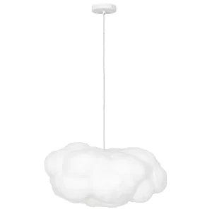 Nova Luce Bílé závěsné světlo Cloud 60 cm