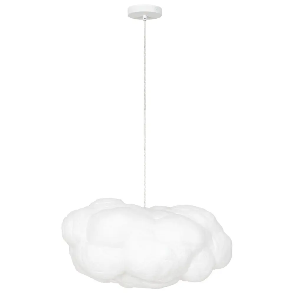 Nova Luce Bílé závěsné světlo Cloud 60 cm