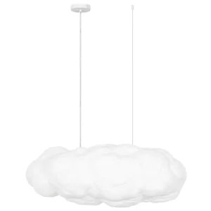 Nova Luce Bílé závěsné světlo Cloud 100 cm