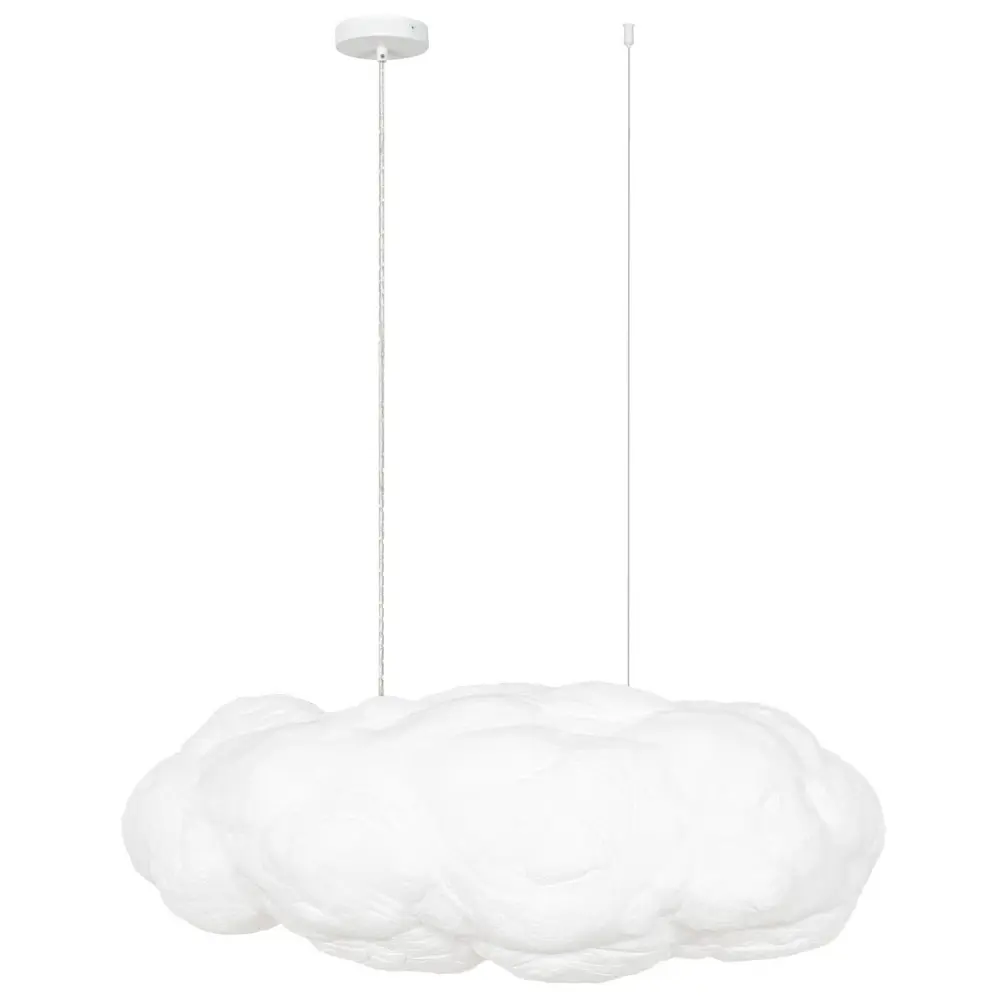 Nova Luce Bílé závěsné světlo Cloud 100 cm